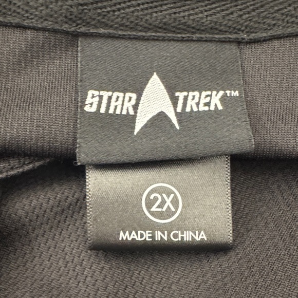 Star Trek U.S.S. Enterprise Men's Black & Gold Kirk Jersey- Box Lunch Exclusive - Picture 2 of 5